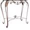 Set of 2" Bronze Metal Traditional Console Table with Mirror, 32" x 23"